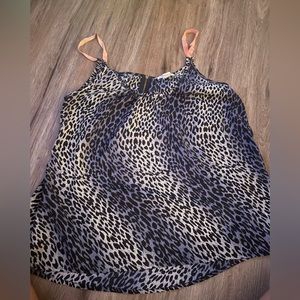 Bar III leopard tank top